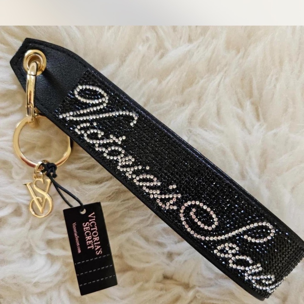 Victoria’s Secret Wristlet Keychain Bling Rhinestone NWT